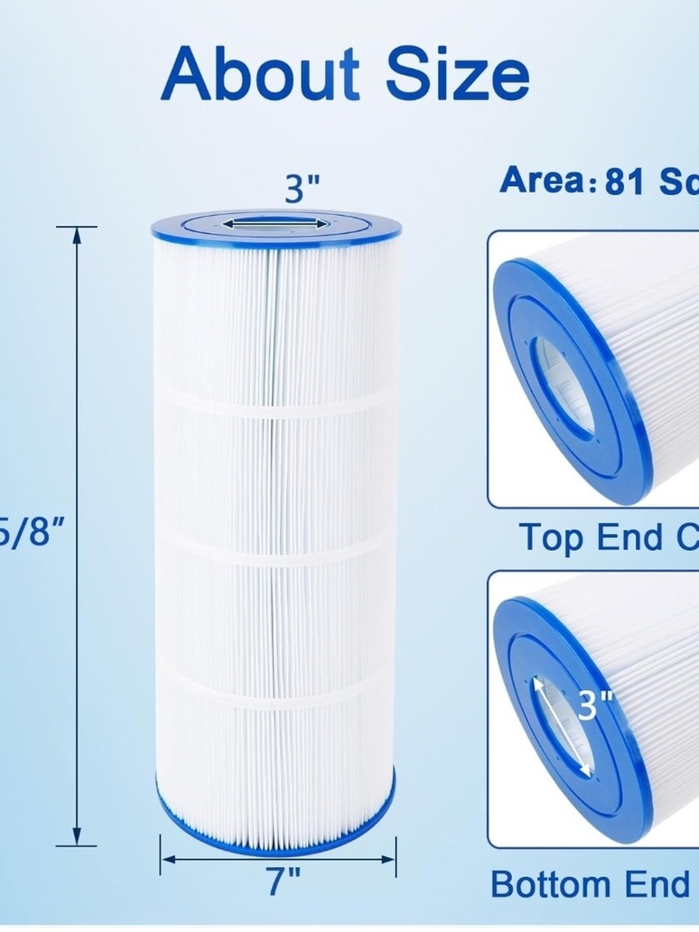 PELLUCID PA81 Pool Filter 4 Pack 81 Sq Ft Hayward C3020 C3025 C3030 C580E - Picture 2 of 7